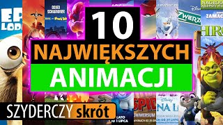 10 NAJWIĘKSZYCH ANIMACJI w 126 minut  Szyderczy Skrót [upl. by Medovich]