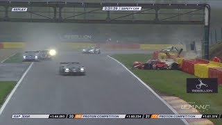 ELMS 2018 4 Hours of Spa JeanBaptiste Lahaye Crash [upl. by Aneladgam]