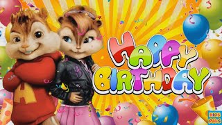 Alvin and the Chipmunks Happy Birthday Song  Song for Kid [upl. by Ayocat]