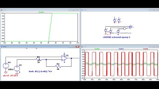 LTSpice Opamp Comparators 12 [upl. by Rondon]