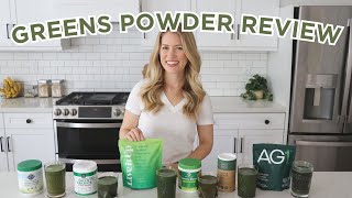 Best Greens Powders  Dietitian’s Taste Test and Review [upl. by Filiano]