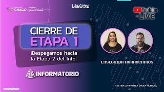 WEBINAR Cierre Etapa 1 [upl. by Ajnot]