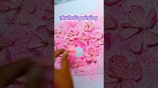 💖💝 Spray painting with toothbrush Toothbrush painting Painting with brush shorts diy painting [upl. by Durnan]