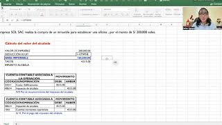 Impuesto de Alcabala cálculo y asientos contables [upl. by Pampuch691]