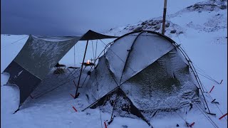 Hot tent winter camp Nortent Gamme 6 PC [upl. by Harrod706]