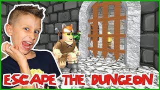 ESCAPING THE DUNGEON in ROBLOX [upl. by Aneeuqal]