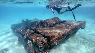 Wrecks of Saipan  Part 2  LVT Landing Vehicle Tracked [upl. by Nnaegroeg]