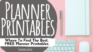 Free Planner Printables [upl. by Norod]