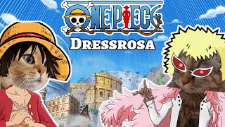 CAT MEMES  One Piece  Dressrosa  Luffy Vs Doflamingo [upl. by Cates159]