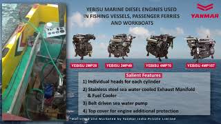 Yebisu Marine Diesel Engines  Marinised and Marketed by Yanmar India [upl. by Richard]