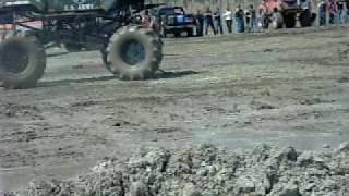 Jeep on Tractor Tires Loses an Important Piece [upl. by Hoyt719]