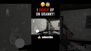 NEVER sneak up on GRANNY in v19 😨👀 shorts granny granny3 [upl. by Halika]