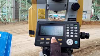 Tutorial Cara backsight Topcon ES65 [upl. by Aikram]