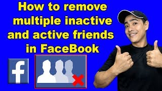 How To Remove Multiple Friends in FB 2020  How to Remove active friends in FB 2020 [upl. by Bruis]