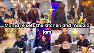 MAMA RE SETTING THE KITCHEN AND HER MASALA JARS 🥰 BK AND ADEENAS CHALLENGE 😱 [upl. by Inimod811]