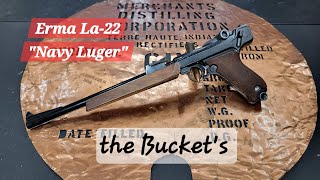 Erma LA or ET 22 Navy Luger [upl. by Erej230]