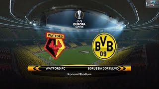 Borussia Dortmund Vs Watford FC  PES 2018 UEFA Europa League Final  PS3 Gameplay Full HD 60FPS [upl. by Yggam]