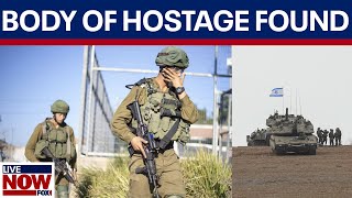 IsraelHamas war IDF recovers body of hostage near Gaza hospital  LiveNOW from FOX [upl. by Berners]