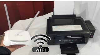 Cómo conectar e imprimir por WIFI en Epson L355Configuración Paso a Paso [upl. by Dripps211]