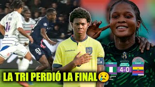 ASISTENCIA DE WILLIAN PACHO CON EL PSG 🥵  ECUADOR PERDIÓ LA FINAL SUB15 😞  GOLEARON A LA TRI FEME [upl. by Lucinda]