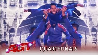 V Unbeatable Indian Dance Group SHOCK America Again  Americas Got Talent 2019 [upl. by Emogene562]