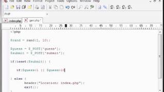 PHP Tutorials Making A Guessing Game [upl. by Yrojram]