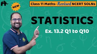 Statistics Class 11 Maths  Revised NCERT Solutions  Chapter 13 Exercise 132 Questions 110 [upl. by East]