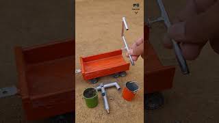 Mini Chaff Cutter Machine Project Mini Handpump Water Motor And Cow Video Project [upl. by Yllor789]