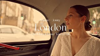 Heartfelt couple vows will make you cry  Old Marylebone Town Hall  London wedding film [upl. by Auqinehs491]