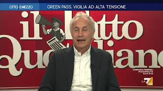 Green pass obbligatorio lallarme di Marco Travaglio quotCi saranno grandi problemi Ne valeva [upl. by Ayamahs26]