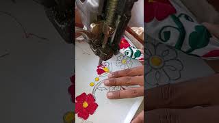 sewing machine embroidery tutorial rizwanalitv embroidery embroiderystitches sewingstitches [upl. by Rubel571]