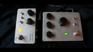 Fairfield Circuitry  Unpleasant Surprise into Randys Revenge Fuzz Ring Modulator [upl. by Yesdnik]