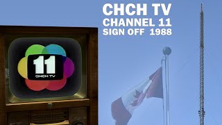 CHCH TV Channel 11 Canada Station Signoff 1988 [upl. by Scrivenor]