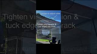 Fit AFK RVawning RAFTERS StepbyStep Tutorial Part 2 Campsmart Fiamma F45s RV how shorts [upl. by Sobel]