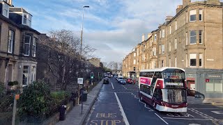 Edinburgh Bus Trip Lothian No 23 From Bruntsfield to Trinity [upl. by Griseldis315]