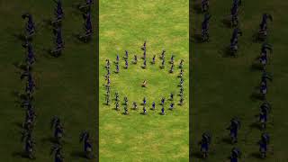 Plumed Archers ONE SHOT a Huskarl AoE2 Shorts [upl. by Mukerji]