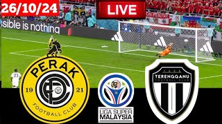 Perak vs Terengganu  Super League  Live Match Score Today [upl. by Llesirg]