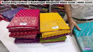 Navaratri amp Diwali New Stock  Rajajinagar Bangalore Single Piece Courier Avl fancysarees designer [upl. by Nylecoj]