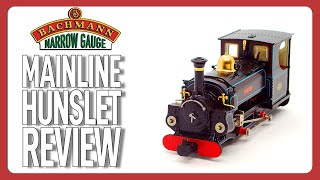 Bachmann 009 Mainline Hunslet REVIEW  Charles in Penrhyn Lined Black Livery [upl. by Tally]