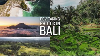 Top Spots for Photography in Bali Tegalalang Rice Terrace Mount Batur Tirta Gangga Danu Jatiluwih [upl. by Kyte]