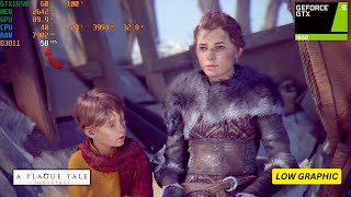 NVIDIA GTX 1650 FPS TEST  A PLAGUE TALE INNOCENCE  LOW GRAPHIC fpstest fpstestbenchmarkgtx1650 [upl. by Godliman]