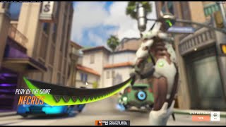 Overwatch Classic Fastest Genji God Necros Popped Off As Oldschool Genji [upl. by Llednyl]