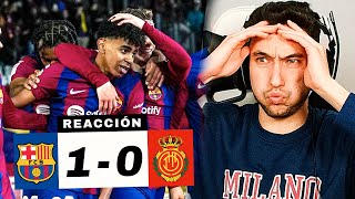 REACCIONANDO al Barcelona vs Mallorca 10 LAMINE YAMAL SALVA al BARÇA [upl. by Alram474]