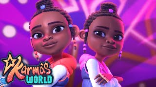 Jayla amp Taylas Challenge Videos are FIRE 🔥📱🏀 Season 2  Karmas World  Netflix [upl. by Idner]