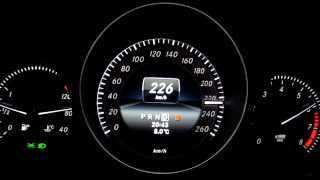 MercedesBenz C 180 Acceleration 0  227 kmh near top speed [upl. by Penrose940]