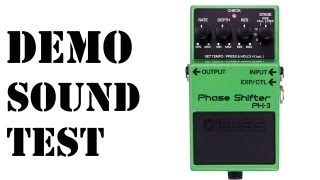 Boss PH3 Phaser pedal  sound test  possibilities  by Nomakills [upl. by Gonyea40]