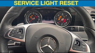 2019 Mercedes E Class Service light reset [upl. by Venterea]