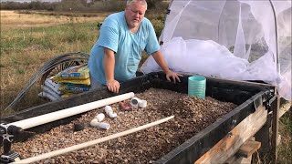 Aquaponic Gravel Bed Conversion Into a Wicking Bed [upl. by Rimidalg146]