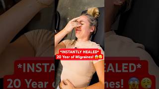 INSTANTLY HEALED 20 Year of Migraines 😱😮‍💨 trending chiropractic short backpain [upl. by Ataga]