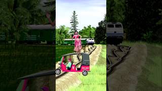 Cute girl dance on auto rickshaw vs attack the train amp flying the girl shortsfeed youtubeshorts [upl. by Petrie470]